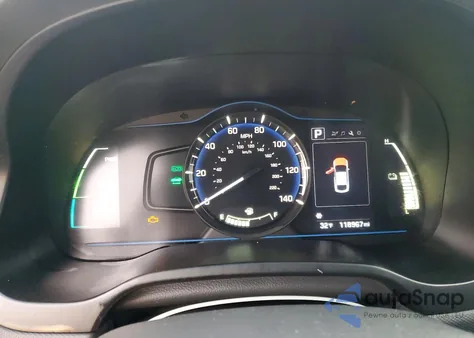 2018 Hyundai Ioniq Blue z USA, uszkodzony, nr VIN KMHC65LC8JU075274